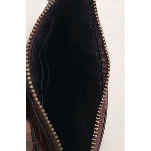 Coach Metallic Cherry Glitter Small Wristlet F64585 Wallet Horses Logo Clutch - Picture 10 of 10